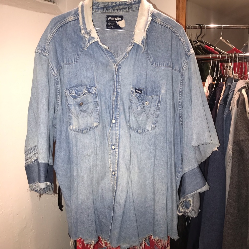 Distressed Denim Jacket
